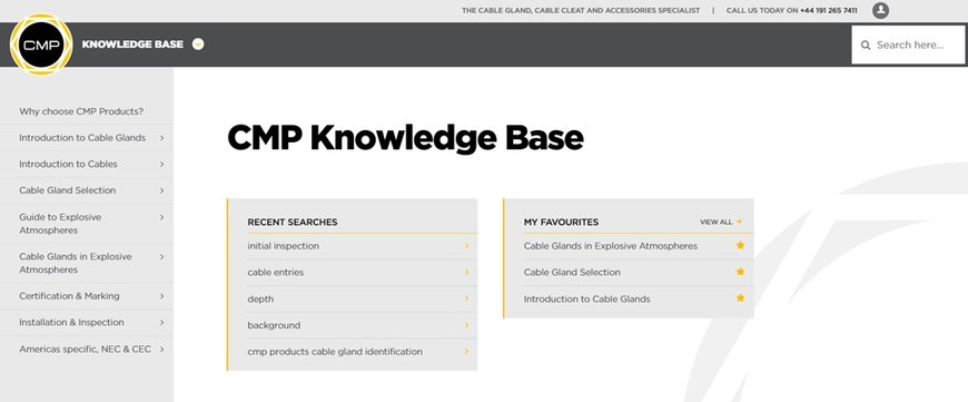 CMP Products launches technical 'Knowledge Base'